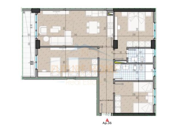 Shitet, Apartament 3+1+2+2 Post Parkim, Univers City